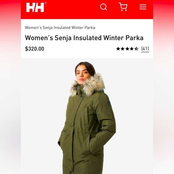 Helly Hansen Jackets & Blazers - Helly Hansen Women’s Senja Insulated Winter Parka - Size Large